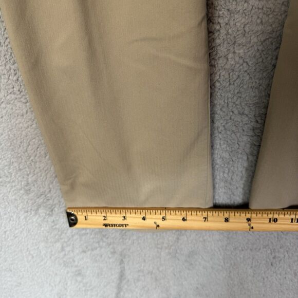 S Under Armour Pants Mens 34x32 Beige Golf Flat Front Casual Performance - Picture 5 of 12